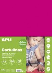 Cartoncino Apli Fucsia A4 170g 50 Fogli