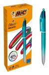 BIC Colors Smooth Nero, Blu, Verde, Rosso Penna a ...
