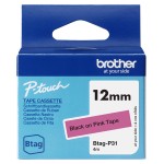 ORIGINALE Brother Nastro Nero su rosa Btag-P31 Bta...