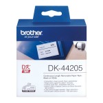 ORIGINALE Brother Etichette Bianco DK-44205