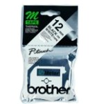 ORIGINALE Brother Nastro Nero su bianco M-K231BZ M...