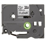 ORIGINALE Brother Nastro Nero su trasparente TZe-1...