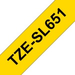 ORIGINALE Brother Nastro Nero su giallo TZe-SL651 ...