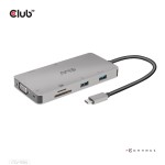 Club3D Hub Usb Gen1 Type-C 9-In-1, Hdmi, Vga, 2X U...