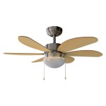 Cecotec 05938 ventilatore Bianco, Legno