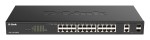 Switch semigestibile D-Link 24 porte Gigabit PoE 3...