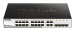 Switch semi-gestito D-Link 16 porte Gigabit + 4 po...