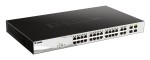 D-Link Switch Smart 24 Porte Gigabit PoE + 4 SFP C...