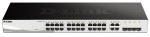 Switch D-Link semi-gestito 20 porte Gigabit + 4 Co...