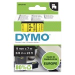 ORIGINALE DYMO Nastro Nero su giallo S0720730 4091...