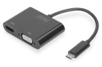 Adattatore Grafico Usb Type-C. 4K Vga + Hdmi