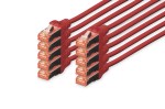 Confezione 10 Cavi Cat 6 Schermati S/Ftp Mt 5 Colo...