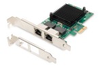 Gigabit Ethernet Pci Express Card, 2 Porte 32-Bit,...