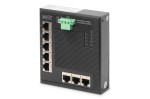 Switch 8-Porte Gigabit Flat Din Rail Industriale