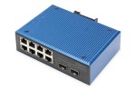 Switch Fast Ethernet Poe Industriale A 8+2 Porte