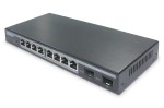 Switch 8 Porte Gigabit Poe Layer 2 Con Due Porte Sfp