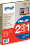 Epson Premium Glossy Photo Paper - A4 - 2x 15 Fogli