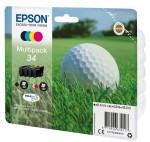 Epson Cart. Ink Multi-Color 34 Serie Pallina Da Golf