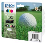 Epson Golf ball Multipack 4-colours 34XL DURABrite...