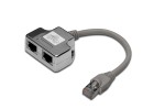 Adattatore Schermato Per Cat. 5E Per 2 Linee Rj45 ...