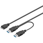 Cavo Splitter Alimentazione Usb 3.0 Connettori 2Xa...