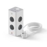 Ewent EW3864 prolunghe e multiple 2 m 8 presa(e) A...