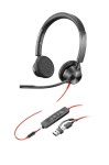 HP Poly Cuffie stereo Poly Blackwire 3325 con conn...