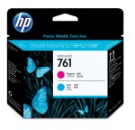 ORIGINALE HP Testina per stampa ciano / magenta CH...