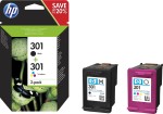 Ink HP originale N9J72Ae HP originale 301 Nero/Tri...