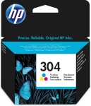 Originale Ink HP N9K05Aebl N.304 Colore 2Ml 100 Pag