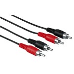 Hama 00011947 cavo audio 1,2 m 2 x RCA Nero