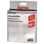 Hama CD/DVD Protective Sleeves, Pack of 50 50 disc...