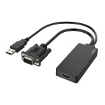 Hama Cavetto adattatore ingresso VGA+USB/ uscita H...