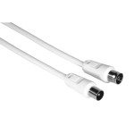Hama Cavo antenna M/F, 75 dB, 1,5 metri, bianco, s...