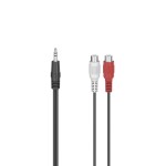 Hama Cavetto adattatore Jack 3.5 mm M/2 RCA F, 0,1...