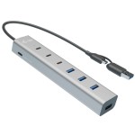 I-Tec Usb-C/Usb-A Charging Metal Hub 7 Port (3X Us...