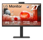Mon 27Ips Hdmi Dp Webcam Usbc 90W Lg 27Ba850-B Reg...
