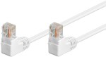 Cavo Ethernet Goobay CAT5e Angolo 90&deg; - 3m, Nero, Per Spazi Stretti