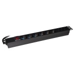 Multipresa Da Rack 19&#34; Con 6 Prese Universali ...