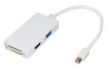 Adattatore Mini Displayport Maschio A Dvi+Hdmi+Vga...