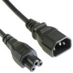 CAVO ALIMENTAZIONE CONNETTORI C14 MASCHIO C5 FEMMI...