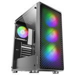 Mars Gaming MCF computer case Midi Tower Nero