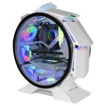 Mars Gaming MCORBW computer case Tower Bianco