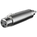 Adattatore Xlr Femmina 3 Poli - Rca Maschio