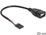 Cavo Usb 2.0 Connettore Femmina - 4 Pin Per Piastr...
