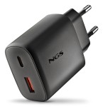 Ngs Era 45W Black: Caricatore Gan Da Parete Univer...