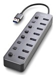 NGS IHUB 8 USB 2.0 Type-A 5000 Mbit/s Grigio