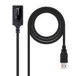 Nanocable 10.01.0211 cavo USB 5 m USB 2.0 USB A Nero