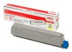 ORIGINALE OKI toner giallo 43487709 C8600 6000 pag...
