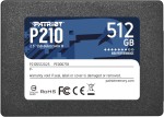 Patriot Ssd P210 512Gb Sata3 6Gb/S 2,5 520/430 Mb/S